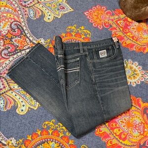 Cinch Men's Deep Indigo Straight Jeans